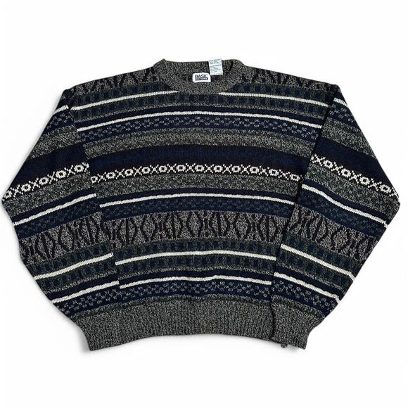 Vintage Knit Pattern Sweater - Picture 1 of 2